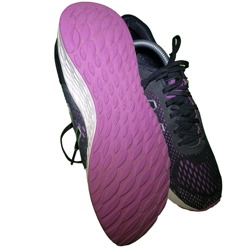New Balance Fresh Foam Arishi Black & Purple Running Shoes WARISSS2 Women 6.5 - Picture 3 of 8
